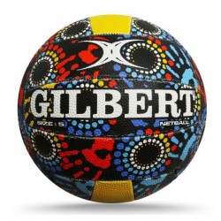Netball Ball - Gilbert Indigenous Sz 5 KQ