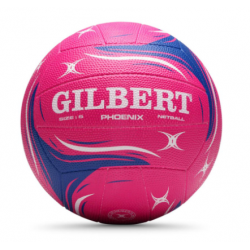 Netball Ball Size  4 - Gilbert Phoenix Match Pink KQ