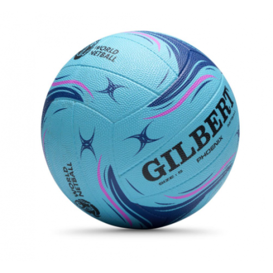 Netball Ball Size 4 - Gilbert Phoenix Match Blue KQ Netball Ball Size 4 - Gilbert Phoenix Match Blue KQ