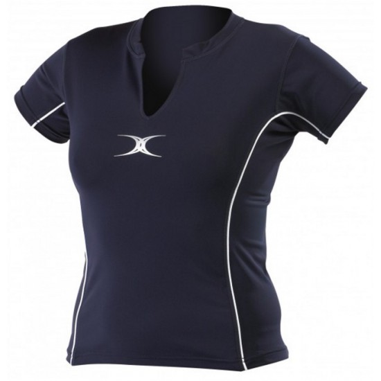 Netball Sleeve Shirt - Gilbert Phoenix Top Navy KQ 