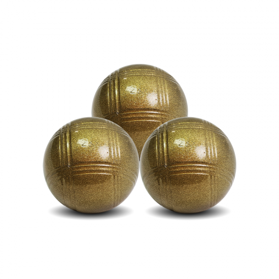 Petanque Ball - Training 3pcs/set Gold CQ PQ Petanque Ball - Training 3pcs/set Gold CQ PQ