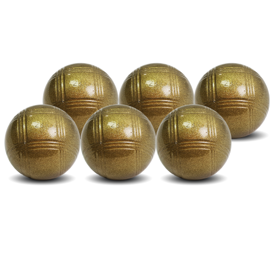 Petanque Ball - Training 6pcs/set Gold CQ Petanque Ball - Training 6pcs/set Gold CQ