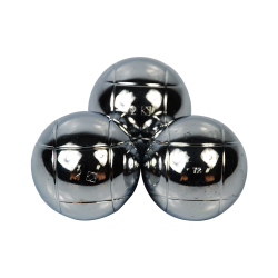 Petanque Ball - Training 3pcs/set Silver CQ PQ