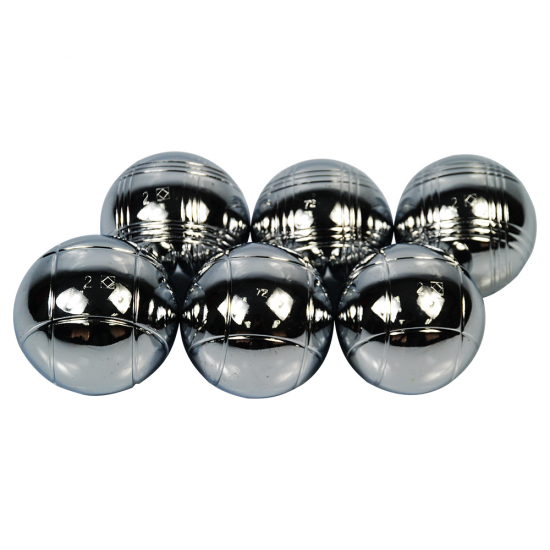 Petanque Ball - Training 6pcs/set Silver CQ