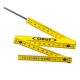 Petanque Folding Ruler - Obut Yellow KQ Petanque Folding Ruler - Obut Yellow KQ