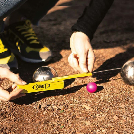 Petanque Folding Ruler - Obut Yellow KQ Petanque Folding Ruler - Obut Yellow KQ