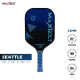 Pickleball Paddle Fiberglass - Maxbolt Seattle Black (Free 3pcs Ball) PQ Pickleball Paddle Fiberglass - Maxbolt Seattle Black (Free 3pcs Ball) PQ