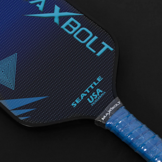 Pickleball Paddle Fiberglass - Maxbolt Seattle Black (Free 3pcs Ball) PQ Pickleball Paddle Fiberglass - Maxbolt Seattle Black (Free 3pcs Ball) PQ