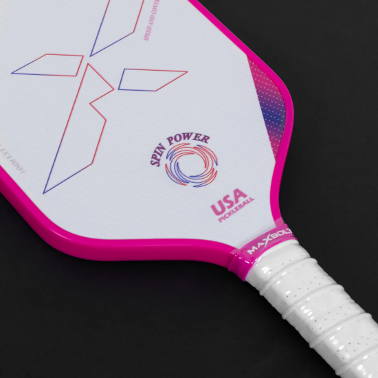 Pickleball Paddle Fiberglass - Maxbolt Spade Pink (Free 3pcs Ball) PQ Pickleball Paddle Fiberglass - Maxbolt Spade Pink (Free 3pcs Ball) PQ