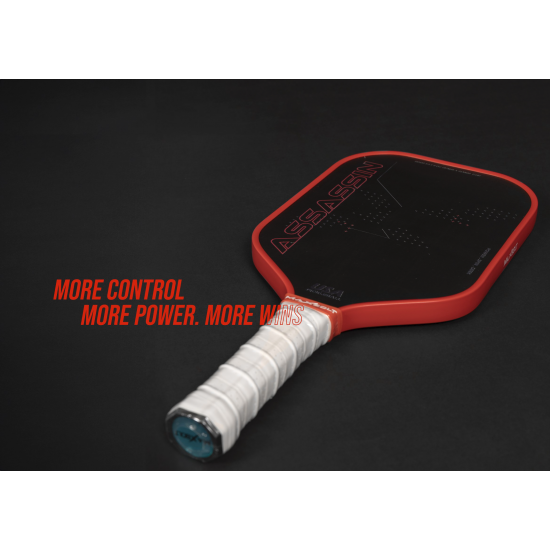 Pickleball Paddle Fiberglass - Maxbolt Assassin (Free 2pcs Ball + Grip + Slim Bag) PQ Pickleball Paddle Fiberglass - Maxbolt Assassin (Free 2pcs Ball + Grip + Slim Bag) PQ