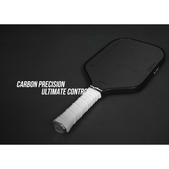 Pickleball Paddle Carbon Fiber - Maxbolt Black Force II (Free 5pcs Ball) PQ Pickleball Paddle Carbon Fiber - Maxbolt Black Force II (Free 5pcs Ball) PQ