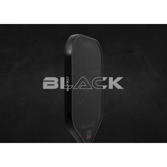 Pickleball Paddle Carbon Fiber (USAPA APPROVED) - Maxbolt Black (Free 5pcs Ball) PQ