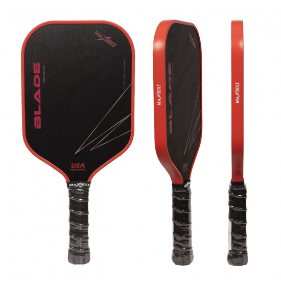 Pickleball Paddle Fiberglass - Maxbolt Blade (Free 2pcs Ball + Grip + Slim Bag) PQ