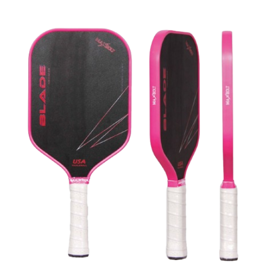 Pickleball Paddle Fiberglass - Maxbolt Blade (Free 2pcs Ball + Grip + Slim Bag) PQ