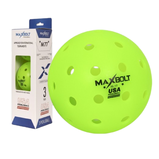 Pickleball Ball (USAPA APPROVED) - Maxbolt M77 (3pcs/20pcs/100pcs) PQ