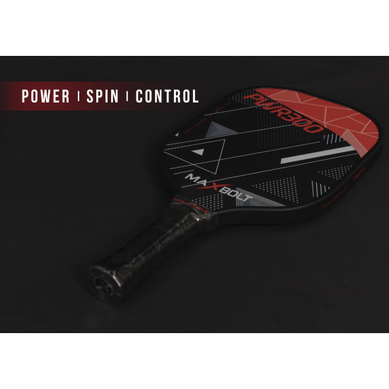 Pickleball Paddle Carbon Fiber - Maxbolt PWR300 (Free 5pcs Ball) PQ Pickleball Paddle Carbon Fiber - Maxbolt PWR300 (Free 5pcs Ball) PQ