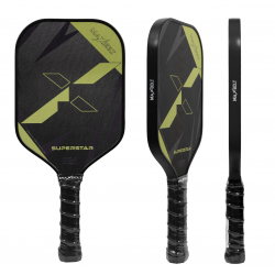 Pickleball Paddle Fiberglass - Maxbolt Superstar (Free 2pcs Ball + Grip + Slim Bag) PQ