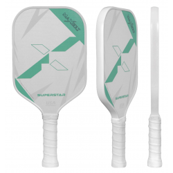 Pickleball Paddle Fiberglass - Maxbolt Superstar (Free 2pcs Ball + Grip + Slim Bag) PQ