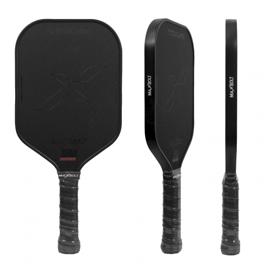 Pickleball Paddle Carbon Fiber (USAPA APPROVED) - Maxbolt Tour (Free 5pcs Ball) PQ
