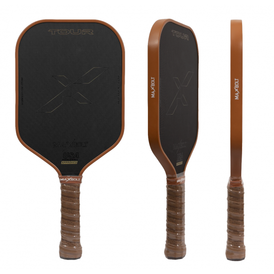 Pickleball Paddle Carbon Fiber (USAPA APPROVED) - Maxbolt Tour (Free 5pcs Ball) PQ