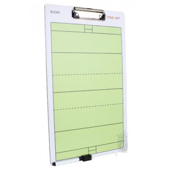 Coaching Board Coloured - Rugby 40x24cm KQ
