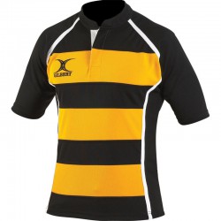 Rugby Jersey - Gilbert Xact Hoops Yellow KQ