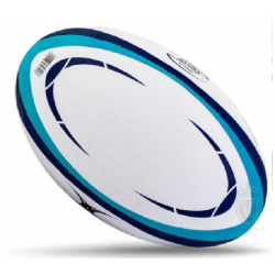 Rugby Ball Size 5 - Gilbert Atom Match Blue KQ