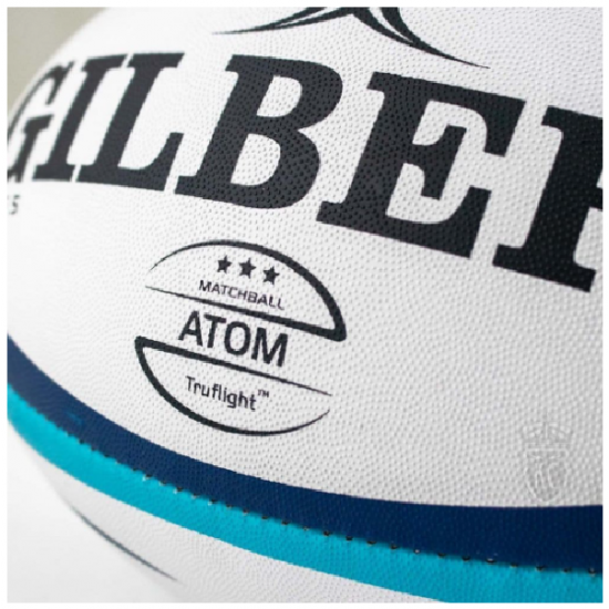 Rugby Ball Size 5 - Gilbert Atom Match Blue KQ Rugby Ball Size 5 - Gilbert Atom Match Blue KQ