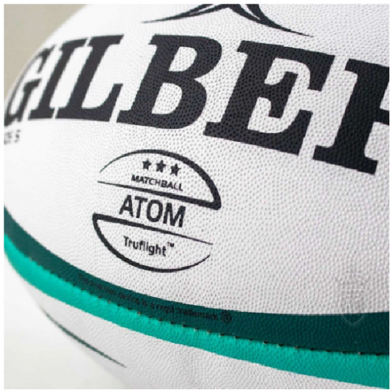 Rugby Ball Size 5 - Gilbert Atom Match Green KQ Rugby Ball Size 5 - Gilbert Atom Match Green KQ