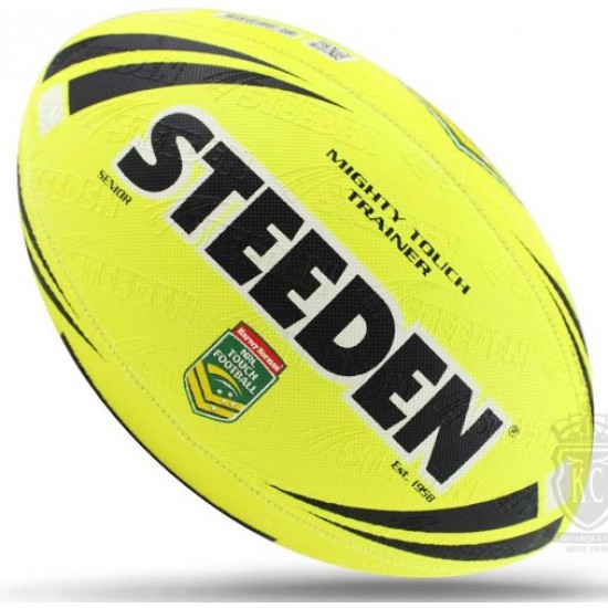 Rugby Ball Touch - Steeden Mighty Yellow KQ Rugby Ball Touch - Steeden Mighty Yellow KQ