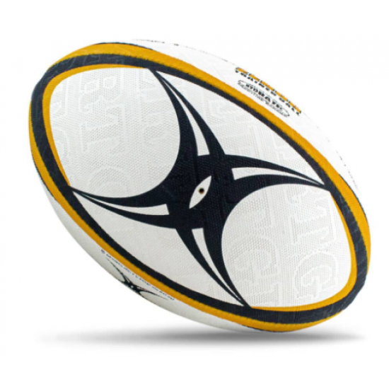 Rugby Ball - Gilbert Zenon Yellow Size (3~5) KQ Rugby Ball - Gilbert Zenon Yellow Size (3~5) KQ