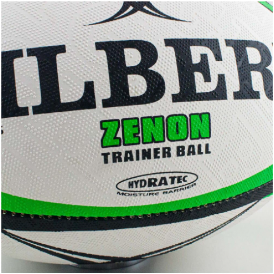 Rugby Ball - Gilbert Zenon Green Size (3~5) KQ Rugby Ball - Gilbert Zenon Green Size (3~5) KQ
