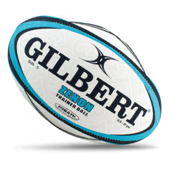 Rugby Ball - Gilbert Zenon Teal Size (3~5) KQ Rugby Ball - Gilbert Zenon Teal Size (3~5) KQ