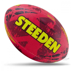 Touch Rugby Ball - Steeden Flash (Red/Blue) KQ