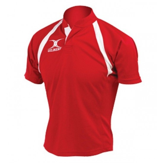 Rugby Shirt - Gilbert Lightweight Match Red KQ