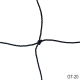 Takraw Net - GTO GT20 (Black) CQ Takraw Net - GTO GT20 (Black) CQ