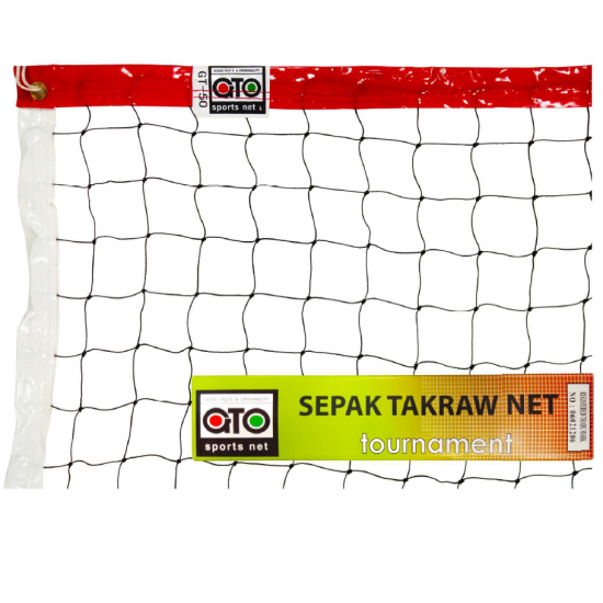 Takraw Net - GTO GT50 (Black) + Steel Cable CQ Takraw Net - GTO GT50 (Black) + Steel Cable CQ