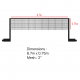 Takraw Net - GTO GT20 (Black) CQ Takraw Net - GTO GT20 (Black) CQ