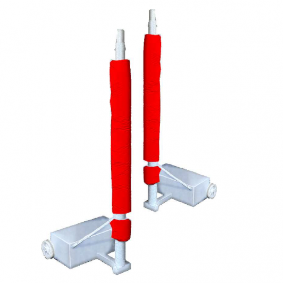 Takraw Post (No Padding) - New Top Pro + Wheels + Weight CQ Takraw Post (No Padding) - New Top Pro + Wheels + Weight CQ