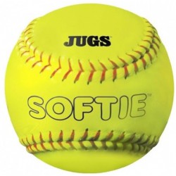 Softball Ball 12" - Jugs B5105 Softie Softball (Optic Yellow) CQ