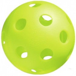 Softball Ball 12" - Jugs B6011 Poly Softball (Wiffle) (Optic Yellow) CQ