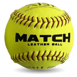 Softball Ball 12" - ISF Match Leather KQ
