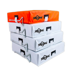Softball Slide Bases Foam + Safety (Orange) - Naigai 3+1 pcs CQ