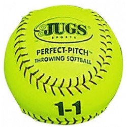 Softball Ball 12" - Jugs B310 Perfect Pitch Softball (Optic Yellow) CQ