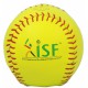 Softball Ball 12" - Naigai ISF Leather Optic Yellow CQ