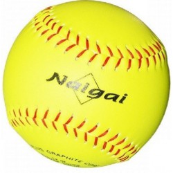 Softball Ball 12" - Naigai NK1008 Synthetic Optic Yellow CQ