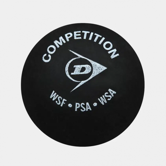 Squash Ball - Dunlop Competition (1 Dot Yellow) YZ Squash Ball - Dunlop Competition (1 Dot Yellow) YZ