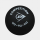 Squash Ball - Dunlop Competition (1 Dot Yellow) YZ Squash Ball - Dunlop Competition (1 Dot Yellow) YZ