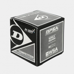 Squash Ball - Dunlop Competition (1 Dot Yellow) YZ