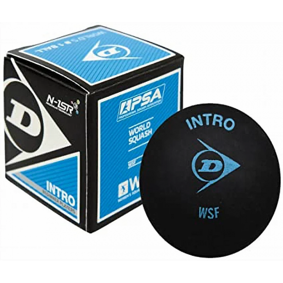 Squash Ball - Dunlop Intro (1 Dot Blue) YZ Squash Ball - Dunlop Intro (1 Dot Blue) YZ